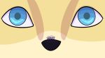  animated blinking blue_eyes canine damian5320 fennec fox fur mammal multicolored_fur paladins pip_(paladins) yellow_fur 