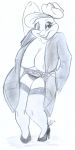  2018 anthro areola big_breasts blonde_hair breasts buckteeth butt clothed clothing female footwear fur garter_belt garter_straps hair high_heels huge_breasts lagomorph legwear lingerie looking_at_viewer looking_at_viwer looney_tunes mammal mature_female mother nipples nude panties parent patricia_bunny rabbit ruby-kila shoes smile solo stockings teeth the_looney_tunes_show thick_thighs thigh_highs tiny_toon_adventures underwear warner_brothers 