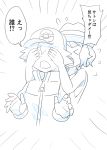  &gt;_&lt; 1boy 1girl baseball_cap covering_another&#039;s_eyes creatures_(company) emphasis_lines eyes_closed fingerless_gloves flying_sweatdrops game_freak gloves hands_up hat jacket japanese_text monochrome natsunagi_takaki nintendo open_mouth poke_ball_theme pokemon pokemon_(anime) pokemon_xy_(anime) satoshi_(pokemon) serena_(pokemon) shirt short_hair simple_background sleeveless sleeveless_shirt speech_bubble talking teeth text_focus translation_request upper_body white_background zipper_pull_tab 