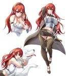  1girl ahoge breasts eris_greyrat large_breasts mushoku_tensei red_eyes red_hair 