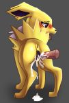  all_fours animal_genitalia animal_pussy anus blush brown_nose butt canine canine_pussy chest_tuft cum cum_drip cum_in_pussy cum_inside cum_on_ground cum_splatter disembodied_penis dripping duo ears_down eeveelution erection female female_focus feral fur jolteon looking_back male male/female mammal nintendo open_mouth orgasm penis pok&eacute;mon pok&eacute;mon_(species) purple_eyes pussy rear_view rottingichor simple_background solo_focus tongue tongue_out tuft video_games white_fur yellow_fur 