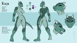  2019 4_toes abs anthro argonian athletic breasts claws dovahkiin english_text female front_view green_body green_scales h-key hi_res horn kaja_(h-key) lizard navel nipple_piercing nipples non-mammal_breasts nude piercing pussy rear_view reptile scales scalie scar skyrim smile solo standing teeth text the_elder_scrolls toe_claws toes video_games white_horn 
