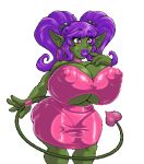  adjatha alpha_channel animated big_breasts breasts clothed clothing female green_skin huge_breasts humanoid imp low_res multiple_versions not_furry nude pussy solo thick_thighs trials_in_tainted_space wide_hips 