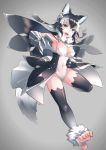  :d adapted_costume alternate_costume animal_ears armor armored_dress armpits barefoot black_hair blue_eyes breasts cape commentary covered_navel dress extra_ears full_body fur-trimmed_legwear fur_collar fur_trim gauntlets gradient_legwear grey_background grey_wolf_(kemono_friends) groin hair_ornament heterochromia kemono_friends leotard looking_at_viewer medium_breasts medium_hair metal multicolored_hair necktie open_mouth outstretched_leg shiny shiny_hair sidelocks simple_background smile soles solo st.takuma stirrup_legwear strapless strapless_leotard tail toe_scrunch toeless_legwear toes two-tone_hair v-shaped_eyebrows white_hair wolf_ears wolf_girl wolf_tail yellow_eyes 