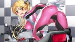  ass bakuon!! bodysuit cameltoe erect_nipples geworin suzunoki_rin wallpaper 