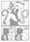  ! &lt;3 2018 3_fingers absurd_res ambiguous_penetration anthro anthro_on_anthro biped blush border butt carrying comic crossed_legs cute dialogue digital_drawing_(artwork) digital_media_(artwork) duo ears_back embarrassed embrace english_text eyelashes fangs female flat_chested flustered frown fur greyscale hair hi_res long_tail looking_pleasured male male/female male_penetrating mammal moan monochrome mouse nude onomatopoeia open_mouth open_smile penetration rat rat_tail reggie_(whygena) rodent sex short_hair smile snout sound_effects speech_bubble squeaking stand_and_carry_position standing stuttering teasing text toony white_border whygena 