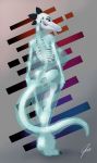  anthro balderdash999 big_breasts bone breasts butt clothing crocodile crocodilian ectoplasm female ghost huge_breasts nude reptile scalie skeleton solo spirit teeth translucent translucent_body 