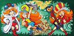  blue_eyes mona_(warioware) nintendo orange_hair tagme 