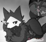  &lt;3 2018 absorption_vore ambiguous_gender anthro anus canine changed_(video_game) chris_the_lucario cum cum_in_pussy cum_inside female female/ambiguous forced fur goo goo_creature greyscale lucario mammal monochrome nintendo penetration pok&eacute;mon pok&eacute;mon_(species) puro_(changed) pussy rape simple_background tentacle_rape tentacles transformation vaginal vaginal_penetration video_games vore zoruabydefault 