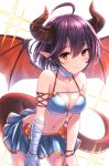  bandages bikini cleavage granblue_fantasy grea_(shingeki_no_bahamut) horns pointy_ears swimsuits tail tomo_(user_hes4085) wings 