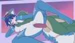  2018 anthro balls blush breast_grab breasts canine duo erection female fox from_behind_position hand_on_breast krystal male male/female mammal nintendo nipples penetration penis pussy raydio reptile scalie sex simple_background spread_legs spreading star_fox vaginal vaginal_penetration video_games 