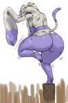  2018 anonymous_artist anthro big_butt breasts butt female mienshao nintendo pok&eacute;mon pok&eacute;mon_(species) solo tongue tongue_out video_games wide_hips 