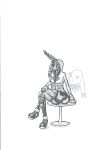  &lt;3 abs anne boots chair clothed clothing cute footwear fur girly hoodie lagomorph male mammal piercing rabbit shorts simple_background sitting solo watermark x-naughtybunny-x 