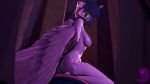 2018 areola bdsm bondage bound breasts equine female friendship_is_magic hair horn kneeling mammal muzzle_(object) my_little_pony nipples nude purple_eyes purple_hair solo thevioletghost twilight_sparkle_(mlp) winged_unicorn wings 