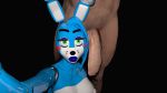  2018 3d_(artwork) animatronic anthro bonnie_(fnaf) breasts digital_media_(artwork) female five_nights_at_freddy&#039;s flaccid hair humanoid_penis lagomorph lipstick looking_at_viewer machine makeup male male/female mammal nude penis rabbit robot simple_background solo_focus sowat-blend standing video_games 