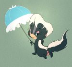  2018 female freeflyspecter little_tinker mammal pussy skunk solo tex_avery umbrella 
