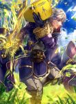  book cape ekm field fire_emblem fire_emblem:_kakusei gloves highres hood male_focus male_my_unit_(fire_emblem:_kakusei) my_unit_(fire_emblem:_kakusei) robe short_hair smile solo white_hair yellow_eyes 