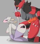  2018 all_fours anal anal_penetration anthro anthrofied big_butt breasts butt doggystyle duo erection feline female from_behind_position hi_res incineroar male male/female mammal mienshao mustelid nintendo nipples penetration penis pok&eacute;mon pok&eacute;mon_(species) pok&eacute;morph sex side_view tonytoran video_games 