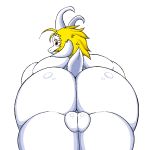  asgore_dreemurr big_butt boss_monster butt caprine goat hi_res huge_butt looking_at_viewer mammal nobody147 undertale video_games 