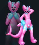  &lt;3 2017 3_fingers 3_toes absurd_res animate_inanimate anthro black_background blue_collar blush bulge canine collar digital_drawing_(artwork) digital_media_(artwork) eric_foxtail fish fox hi_res hybrid inflatable living_inflatable long_tail male mammal marine markings multicolored_tail multiple_poses nozzle nude open_mouth pool_toy pose rubber schizy shark shiny simple_background smile solo stripes toes two_tone_tail vinyl 