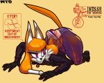  2018 alternate_version_at_source android anthro big_butt butt canine clothing cum dog female flat_chested footwear hi_res hot_dogging huge_butt legwear looking_back machine male male/female mammal marthedog panties pantyhose penis red_eyes robot simple_background smile text thick_thighs underwear 