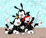  animaniacs dot_warner stefanescu wakko_warner yakko_warner 