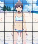  bikini brown_eyes brown_hair harukana_receive higa_kanata highres looking_at_viewer multiple_girls oozora_haruka_(harukana_receive) ponytail screencap sports_bikini stitched swimsuit third-party_edit thomas_claire 