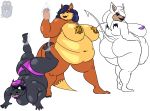  big_butt butt carmeliita darkartist female hippopotamus mammal night overweight sly_cooper sly_cooper_(series) video_games 