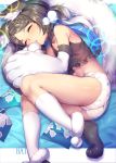  :o animal_ear_fluff animal_ears ass bangs bare_shoulders bed_sheet black_choker black_hair blue_hair blush braid cameltoe camisole character_request chinese_commentary choker closed_eyes collarbone commentary_request feet_out_of_frame flower forever_7th_capital fox_ears fox_girl fox_tail french_braid frills gloves gradient_hair hair_flower hair_ornament highres kneehighs lens_flare long_hair lying multicolored_hair navel on_side one_side_up open_mouth panties parted_bangs paw_gloves paw_shoes paws pillow pom_pom_(clothes) shennai_misha shiny shiny_hair shiny_skin shoes sleeping solo tail thighs trefoil underwear white_gloves white_hair white_legwear white_panties 
