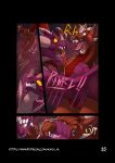  comic conditional_dnp dragon fangs female fight hi_res kayla-na male malefor spyro_the_dragon video_games 