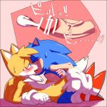  &lt;3 2018 anal anal_penetration anthro anthro_on_anthro blue_eyes blush canine censored clothing cum cum_in_ass cum_inside cutaway dipstick_tail duo erection eyes_closed footwear fox fur giga_(artist) gloves hedgehog internal japanese_text looking_pleasured male male/male male_penetrating mammal miles_prower moan mostly_nude multicolored_tail open_mouth orgasm penetration penis sex sonic_(series) sonic_the_hedgehog sweat text video_games white_fur yellow_fur 