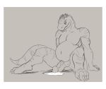  abdominal_bulge cum dinosaur james_howard male male/male male_pred male_prey penis sketch vore 