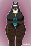  anthro big_breasts big_butt breasts butt canine clothed clothing cross dog doodle_dip female huge_breasts jewelry laverne_(sssonic2) makeup mammal necklace nipple_bulge nun penetrable_sex_toy religion sex_toy simple_background smile solo thick_thighs voluptuous wide_hips yellow_eyes 