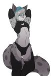  anthro bulge clothed clothing crossdressing erection erection_under_clothes feline girly leopard looking_at_viewer male mammal munks_(artist) rubber snow_leopard solo standing tight_clothing underwear 