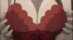  2girls akiha_rumiho animated animated_gif breasts cleavage kiryuu_moeka multiple_girls steins;gate steins;gate_0 yuri 