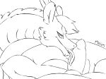  animated autofellatio bedroom_eyes dragon feral half-closed_eyes licking loop maim male masturbation monochrome oral oral_masturbation penile_masturbation penis seductive solo tongue tongue_out 