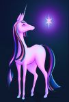  2018 ambiguous_gender black_background equine eyelashes feral friendship_is_magic hair horn mammal my_little_pony simple_background solo stratodraw twilight_sparkle_(mlp) unicorn 