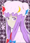  bad_id bad_pixiv_id hat highres hyappi long_hair patchouli_knowledge purple_eyes purple_hair solo touhou 