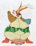  anthro arkveveen_(artist) avian big_breasts bikini bird breasts cleavage clothed clothing female nintendo nipples overweight pidgeot pok&eacute;mon pok&eacute;mon_(species) rosa_pyle seth65 slightly_chubby solo swimsuit thick_thighs video_games wide_hips 