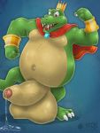  anthro balls barefoot biceps big_balls big_penis cape claws clothing crocodilian crown cum cum_on_ground cum_on_penis cum_string detailed_scales donkey_kong_(series) fangs fist huge_balls huge_penis humanoid_penis hyper hyper_balls hyper_penis king king_k_rool kremling looking_at_viewer male moonestone musclegut muscular navel nintendo nude open_mouth orgasm pecs penis reptile royalty scalie sharp_claws sharp_teeth smile solo teeth thick_penis toe_claws tongue triceps uncut vein veiny_penis video_games 