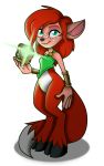  alpha_channel cervine elora female mammal satyr simple_background solo spyro_the_dragon tonyneely transparent_background video_games 