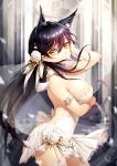  alternate_costume animal_ear_fluff animal_ears arm_under_breasts ass atago_(azur_lane) azur_lane backless_dress backless_outfit bambi_nano bangs black_hair blurry blurry_background blush breasts bridal_veil bride brown_eyes choker church cleavage closed_mouth collarbone commentary dated day detached_sleeves dress extra_ears eyebrows_visible_through_hair floating_hair flower from_side gold_trim hair_ribbon hand_on_own_face highres indoors lace lace-trimmed_choker lace-trimmed_thighhighs lace_trim large_breasts long_hair looking_at_viewer mole mole_under_eye ribbon rose see-through sidelocks signature smile solo swept_bangs thighhighs thighs transparent veil wedding_dress white_choker white_dress white_flower white_legwear white_rose wind wind_lift window 