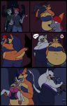  big_butt butt canine carmelita_fox darkartist female fox mammal oral_vore overweight sly_cooper sly_cooper_(series) video_games vore 