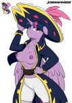  2018 anthro areola breasts cleavage clothed clothing equine feathers female friendship_is_magic horn jcosneverexisted mammal my_little_pony nipples partially_clothed pirate pirate_hat pirate_outfit solo twilight_sparkle_(mlp) winged_unicorn wings 