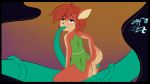  2018 anthro anus aquariusfox blush bottomless butt cervine clothed clothing digital_media_(artwork) elora female fur green_eyes hair mammal multicolored_fur nude oral penetration pussy sex spreading spyro_the_dragon tentacles tongue unfinished vaginal vaginal_penetration video_games 