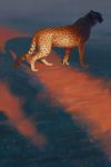  ambiguous_gender cheetah digital_media_(artwork) feline feral fur mammal paws solo spots spotted_fur standing tamberella 