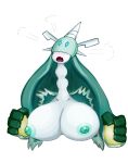  big_breasts blush breasts cactuscacti celesteela female humanoid nintendo nipples open_mouth pok&eacute;mon pok&eacute;mon_(species) simple_background solo ultra_beast video_games white_background 