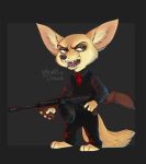  anthro canine disney fennec finnick fox low_res male mammal yelnatsdraws zootopia 