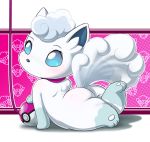  alolan_vulpix blue_eyes butt canine collar eyelashes female feral fur hi_res leash lkiws looking_at_viewer mammal nintendo petplay pok&eacute;ball pok&eacute;mon pok&eacute;mon_(species) regional_variant roleplay solo video_games white_fur 