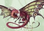  ambiguous_gender antennae dragon fairy feral flamespitter red_scales scales scalie wings 